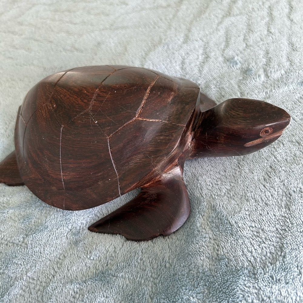 Ironwood.hand carved turtle